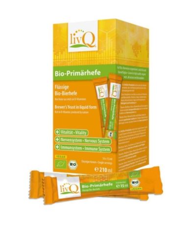 Levadura de Cerveza Liquida Bio Vegan 14 Sticks LivQ