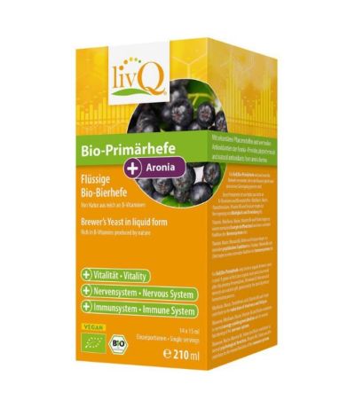 Levadura de Cerveza Liquida con Aronia Bio Vegan 14 Sticks LivQ