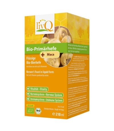 Levadura de Cerveza Liquida con Maca Bio Vegan 14 Sticks LivQ
