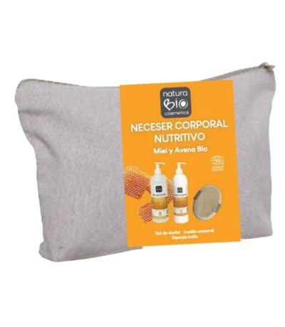 Neceser Corporal Nutritivo Miel y Avena Eco 1 Kit Naturabio Cosmetics
