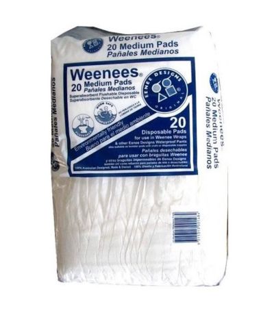 Pañales Medianos Deschables para Pañales Lavables 20 Weenees