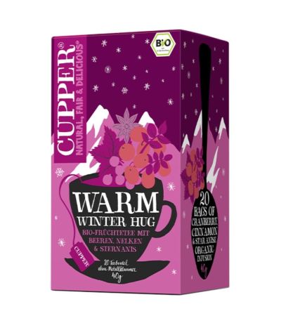 Winter Warm Hug Infusion Bio 20bolsitas Cupper