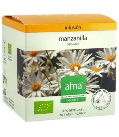 Tisana Manzanilla SinGluten Eco 15 Piramides Alma