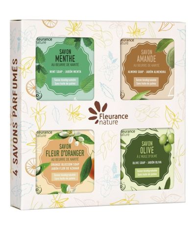 Cofre Jabones Bio 4x100g Fleurance Nature