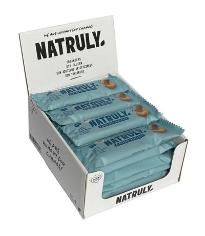 Barrita Almendra Anacardo SinGluten Eco Vegan 24uds Natruly