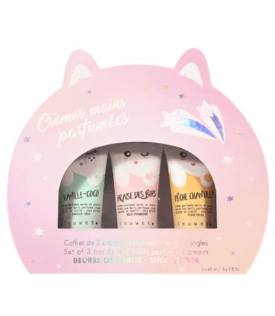 Cofre 3 Cremas de Manos Infantil Vegan Inuwet