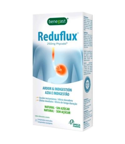 Reduflux SinAzucar 20comp Benegast