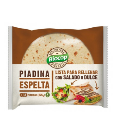 Piadina de Espelta Bio Vegan 225g Biocop