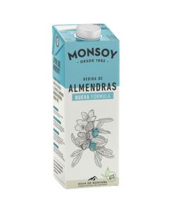 Bebida Vegetal de Almendra SinGluten Bio 6x1L Monsoy